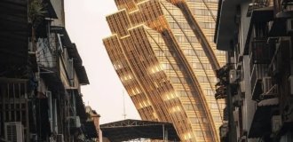 Macau: a city where casino luxury coexists with poor neighborhoods (8 photos)