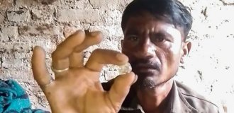 Indian worker, mired in debt, found a diamond worth $100,000 (3 photos)