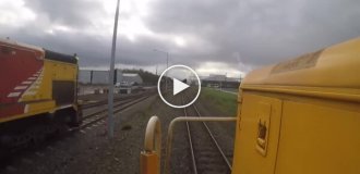 Collision at a railway crossing