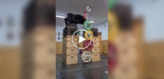 I don't know what he's preparing for, but he's ready