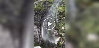 Waterfall to the sky