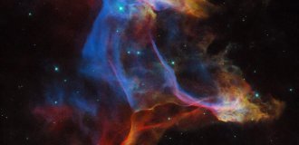 Космический шедевр: детальные снимки туманности Вуаль (9 фото)