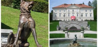 The majestic dogs of Tivoli Castle and the mystery of their creator (8 photos)