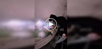 На крыше в Роттердаме сняли самый высокий вид на фейерверк