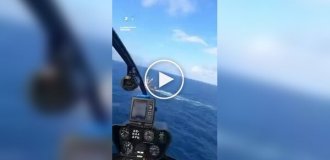 Precision Landing: Helicopter on a Moving Vessel