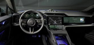 The interior of the new 2026 Porsche Cayenne Electric is being discussed online (5 photos + video)