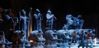 Розумна шахівниця, натхненна чарівним світом Гаррі Поттера (5 фото + 1 відео)