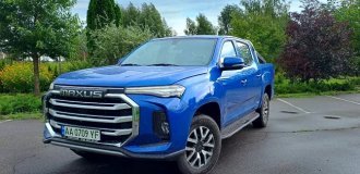 First electric pickup truck Maxus T90 brought to Ukraine (9 photos)