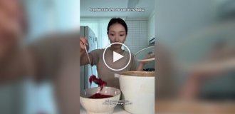 Корейский способ есть борщ с рисом