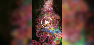 Необычная пробка в Китае