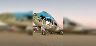 Гигантское «кладбище» самолетов в пустыне