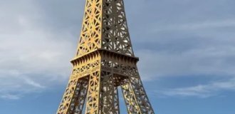 В казахстанском селе появилась собственная «Эйфелева башня» высотой с десятиэтажный дом (3 фото + видео)