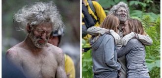 A tourist who got lost and spent 10 days in the mountains was found alive (8 photos)