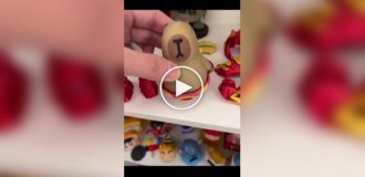 Капибара в костюме Железного Человека — идеальный подарок для взрослых мальчиков