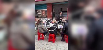 Сельский киберпанк: пропаривание глаз в Китае