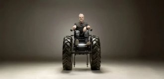 В Аргентине сделали коляску с огромными колесами (3 фото + 1 видео)