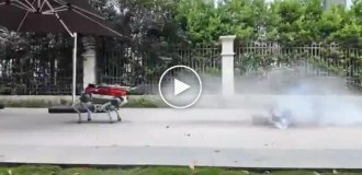 Робособака для тушения пожаров