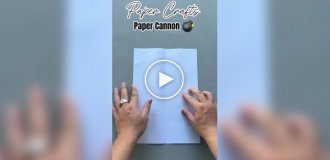 Making a very loud paper firecracker