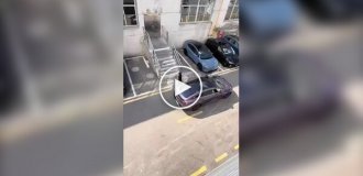 Интересный способ парковки