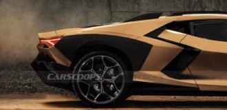 Lamborghini's next surprise could be a V12-powered supercar suitable for camping (5 photos)