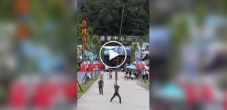 What happens if you give Chinese acrobats a bamboo trunk