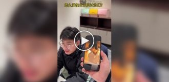A Chinese man compared colleagues to their photos on social media