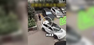 Мужчина перехитрил женщину, которая держала парковочное место для подруги