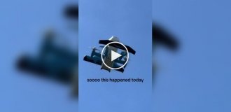 Неудачная доставка посылки дроном