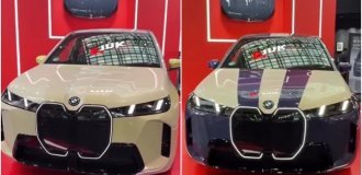 BMW показала в Пекине готовый к производству автомобиль-хамелеон (2 фото + 1 видео)
