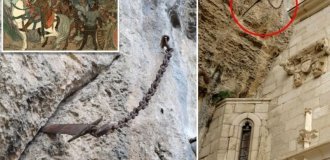 French Excalibur disappeared from the rock where it had been stuck for the last 1300 years (4 photos)