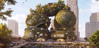 Скалы на Маасе: бюро MVRDV построит новое «чудо света» в Роттердаме (9 фото)
