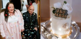 Terminally ill official married a cleaning lady (5 photos)