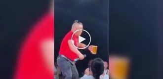 Is it possible to drink a whole glass of beer with your nose