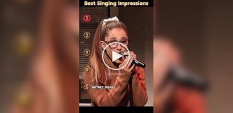 Ариана Гранде — мастер пародий: Невероятные певческие имитации