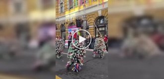 In Croatia, they celebrate Carnival in unusual costumes