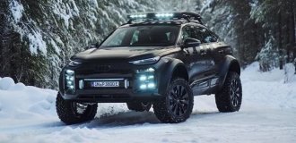 Электрическую Audi Q6 Sportback e-tron превратили экстремальный внедорожник (3 фото)