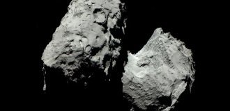 Комета Чурюмова — Герасименко: 10 захватывающих снимков с рекордно близкого расстояния (15 фото)