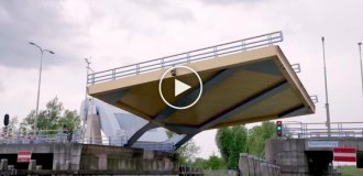 Необычный мост в Нидерландах