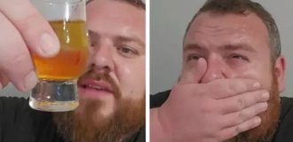 My mouth caught fire: a blogger tried the strongest beer in the world and almost died (3 photos + 1 video)