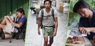 A Man with 5 Degrees Rejected the Elite Life and Lives on the Street (4 photos)