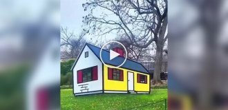 A curious house from the Sculpture Garden in the USA