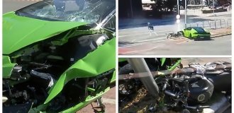 Two in one: I gave my Rolex to a robber on a bike, and I smashed my Lamborghini (6 photos + 1 video)