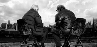 Robert De Niro and Al Pacino in a new photo shoot (2 photos)