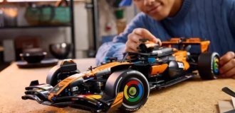Чемпионский болид McLaren стал огромным конструктором Lego (7 фото)