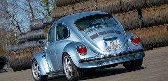 Волк  в овечьей шкуре - классический «Жук» превратили в суперкар  с разгоном до 100 км/ч менее 3 секунд (17 фото + 1  видео)