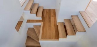 Strange design of stairs that can hardly be called comfortable (17 photos)