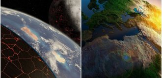 Scientists have put forward a new theory of the formation of the earth's continents (5 photos)