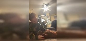 Игры со щенком пошли не по плану