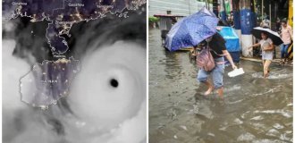 Super typhoon "Yagi" terrorizes southern China (5 photos + 9 videos)