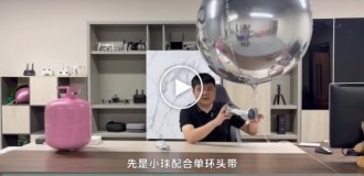 Житель Китая решил проблему с весом Apple Vision Pro с помощью воздушного шара